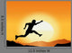 Saut Homme Silhouette