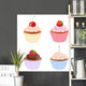 Cupcake Set Wall Decal Sticker Set