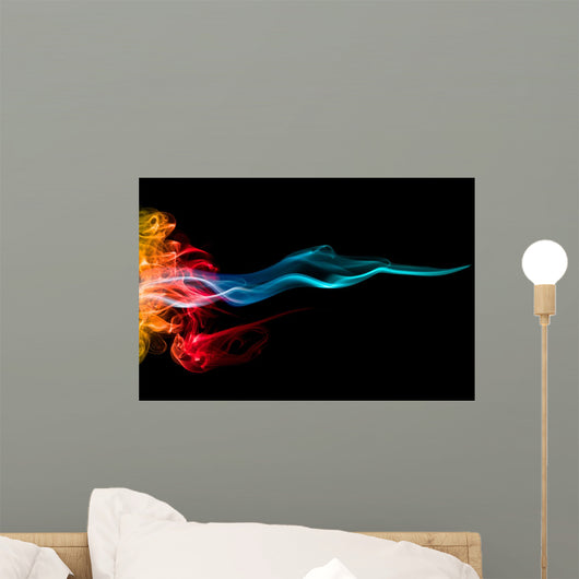 Fire and Ice Flames Wall Mural