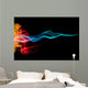 Fire and Ice Flames Wall Mural