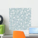 Seamless Abstract Floral Wall Decal