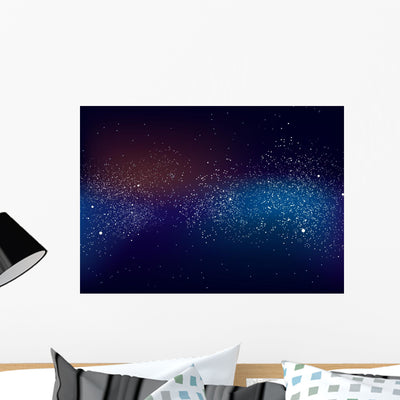 Star Scape shown on a wall