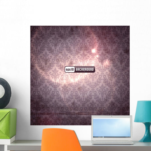 Elegant Damask Dl without Wall Decal