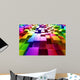 Colorful cubes Wall Mural
