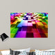 Colorful cubes Wall Mural