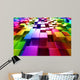 Colorful cubes Wall Mural
