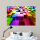 Colorful cubes Wall Mural