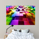 Colorful cubes Wall Mural