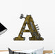 Steampunk Letter Wall Decal