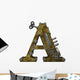 Steampunk Letter Wall Decal