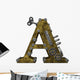 Steampunk Letter Wall Decal