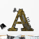 Steampunk Letter Wall Decal