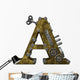 Steampunk Letter Wall Decal