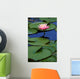 Lily Pads with Pink Lotus Flower Wall Mural
