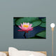 lily pads and lotus flower Wall Mural