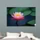 lily pads and lotus flower Wall Mural