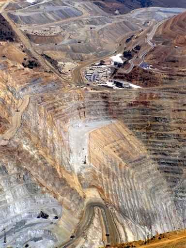 Kennecott Copper Mine (Aerial View) Wall Decal