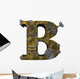 Steampunk Letter B Wall Decal