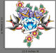 Swallow Diamond Tattoo Design