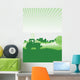 Tractor Field Front Cityscape