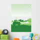 Tractor Field Front Cityscape