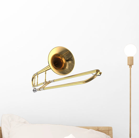 CG Trombone Wall Decal