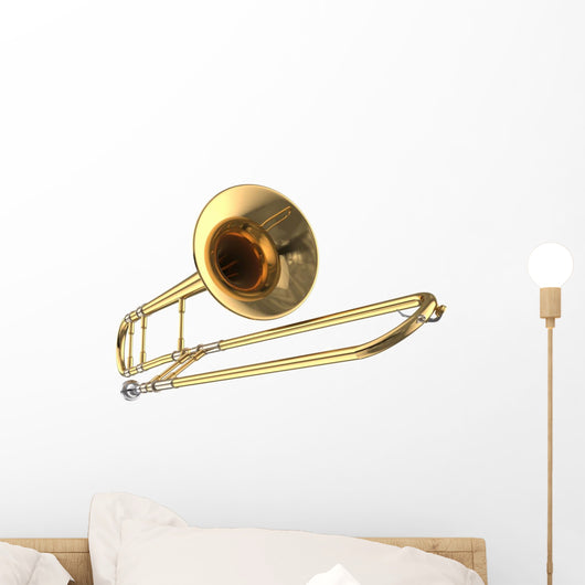 CG Trombone Wall Decal