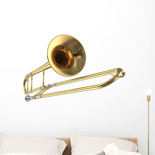 CG Trombone Wall Decal
