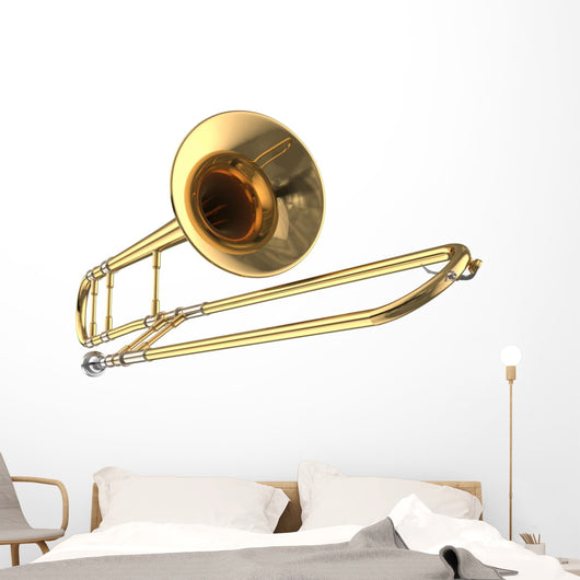 CG Trombone Wall Decal