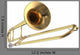 CG Trombone Wall Decal