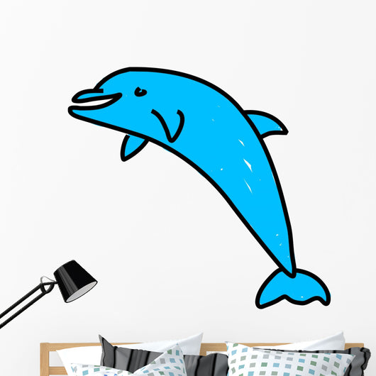 Dolphin Wall Mural