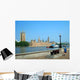 London Parliament with Jogger Wall Decal