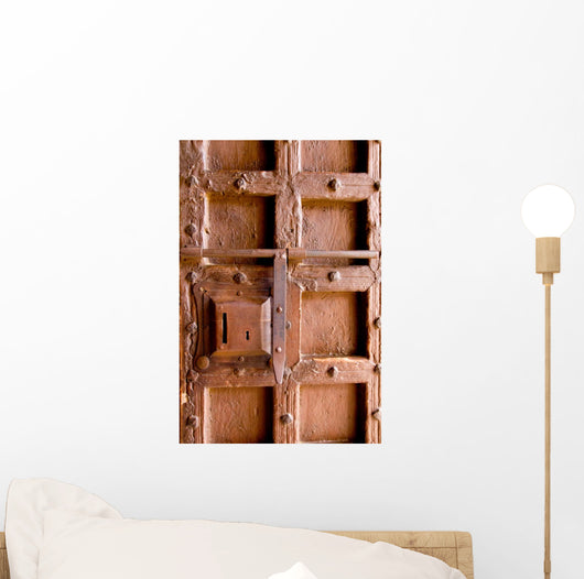 Aged Medieval Wooden Door