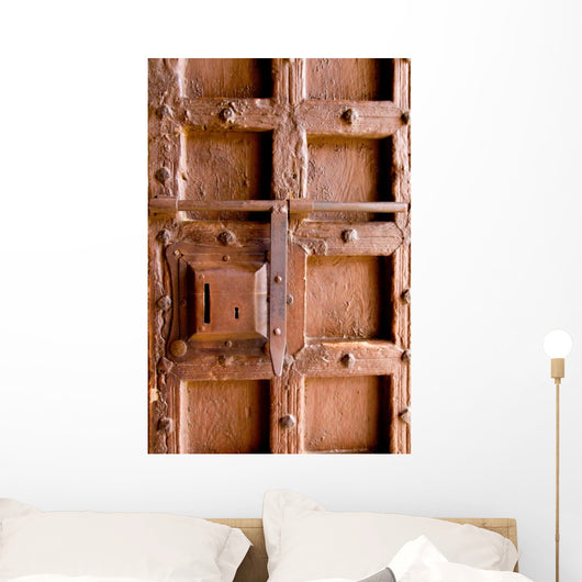 Aged Medieval Wooden Door