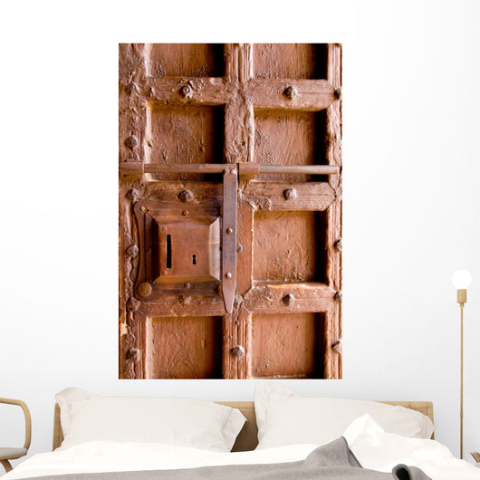 Aged Medieval Wooden Door