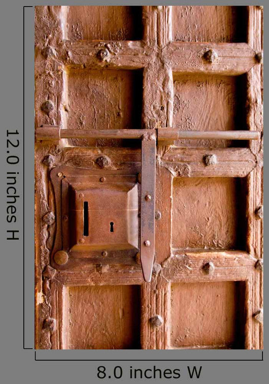Aged Medieval Wooden Door