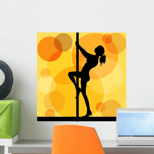 Pole Dancer Wall Decal