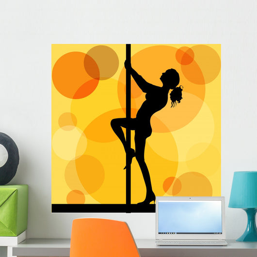 Pole Dancer Wall Decal