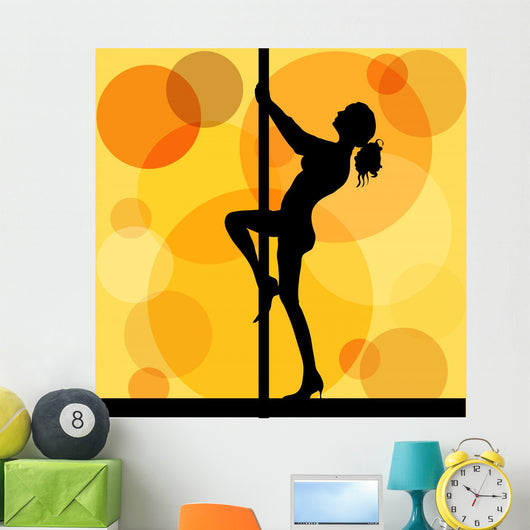 Pole Dancer Wall Decal