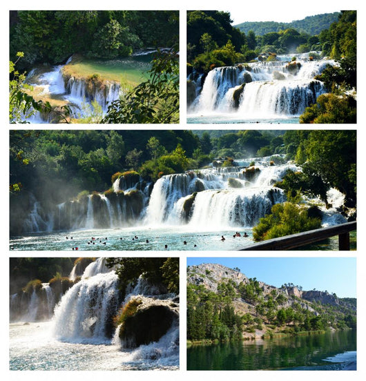 Wonderful Waterfalls of Krka Sibenik, Croatia Wall Mural