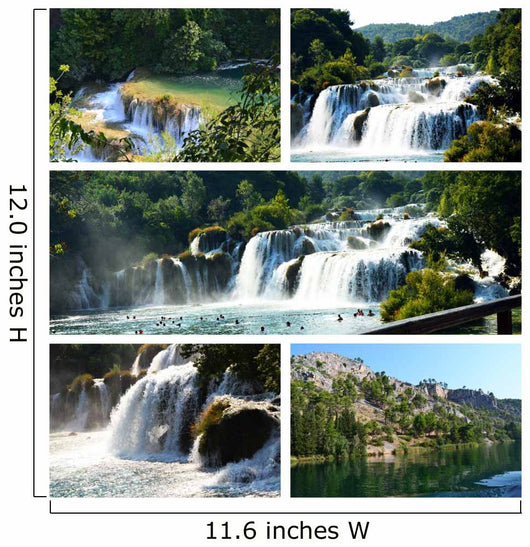 Wonderful Waterfalls of Krka Sibenik, Croatia Wall Mural