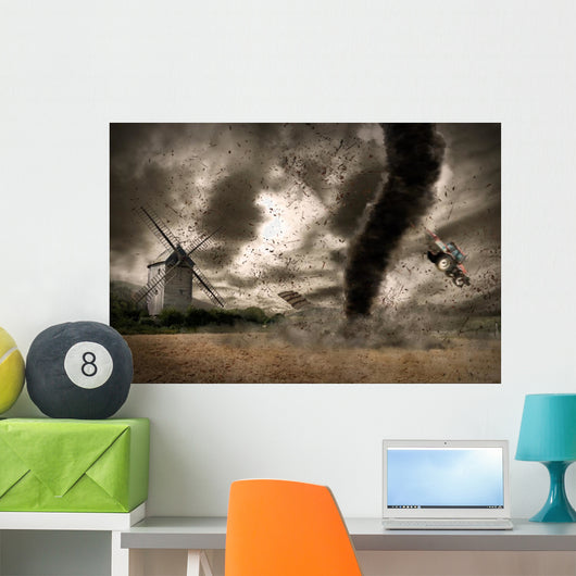 Large Tornado over Wind