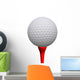 Golfball and Red Tee Wall Decal