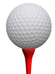 Golfball and Red Tee Wall Decal