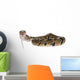 Python Royal Python Eating Wall Decal