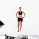 Junge Frau mit Deuserband Wall Decal