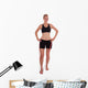 Junge Frau mit Deuserband Wall Decal