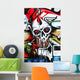 Skull on the Wall Wall Mural