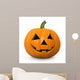 Carved Pumpkin Halloween Wall Decal