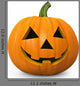 Carved Pumpkin Halloween Wall Decal
